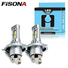Fisona H4 9003 Headlights Led Bulbs Conversion Kits 80w Super Bright White 6500k