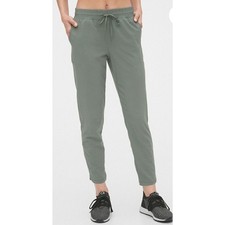 Gap Fit Runaround Pant Women's XXL Sage Green Drawstring Waist Mid-Rise Tapered