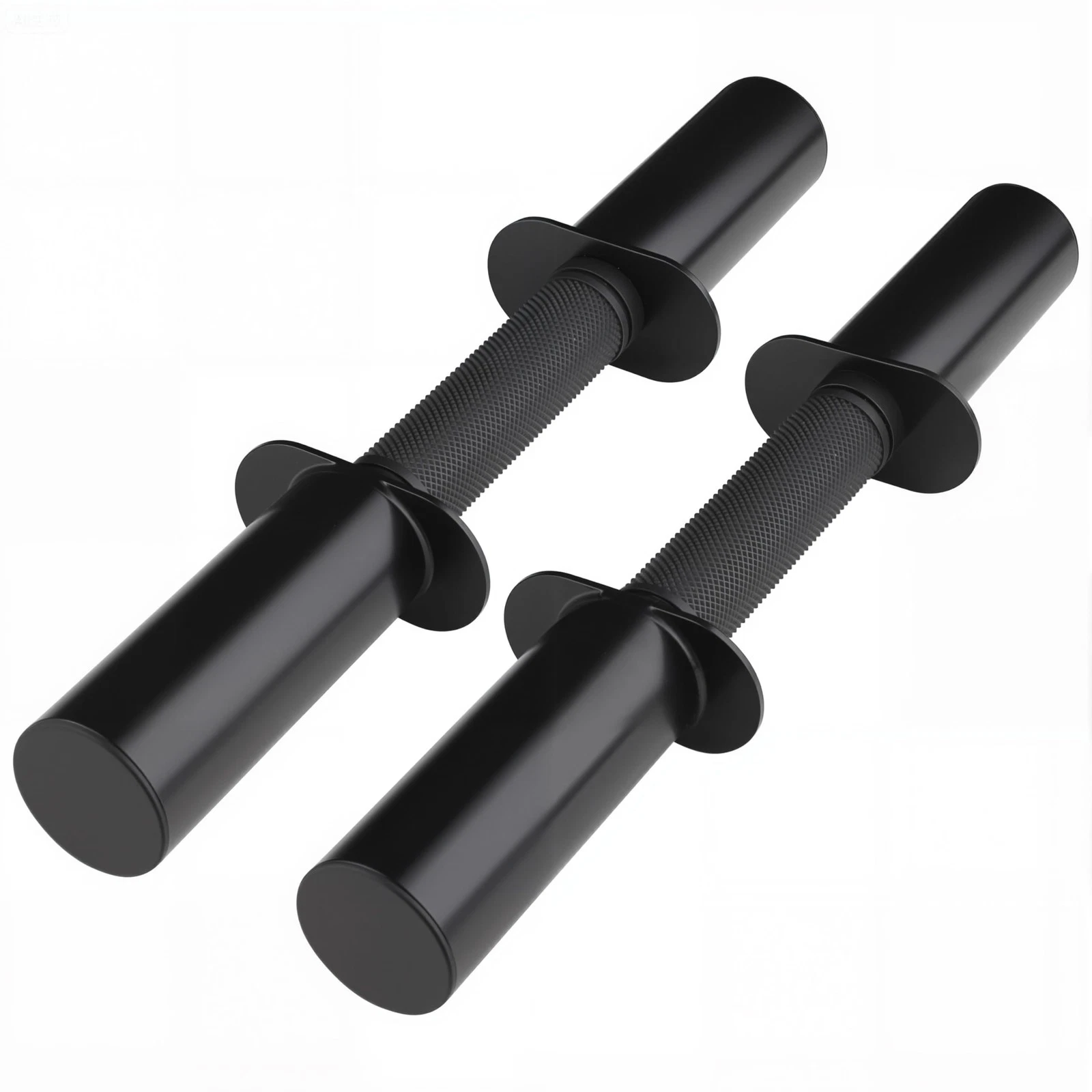Pair of 16" Olympic Dumbbell Handles for 2-Inch Plates, Loadable Dumbbell Bar...