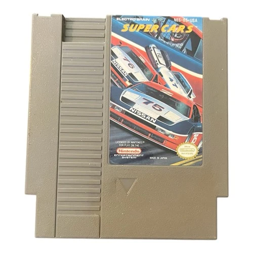 New ListingSuper Cars NES Nintendo Electro Brain Cartridge + Sleeve Tested