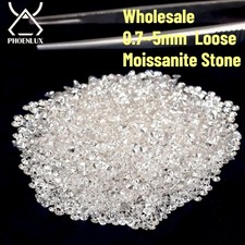 0.7mm 3mm D Color 1 Carat Per White D Color Small Sizes Moissanite Loose Stones