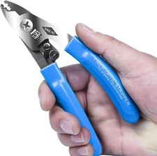 Fiber Optic Cable Tri-Hole Stripper, 420 Stainless Steel