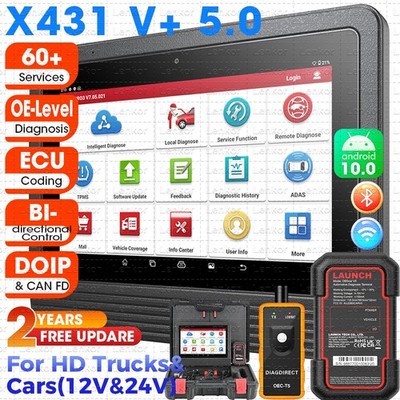 2025 LAUNCH X431 PRO3S+ V5.0 PRO Bidirectional Car Diagnostic Scanner Key Coding