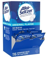 Alka-Seltzer Original Effervescent Tablets 116ct