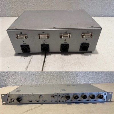 Groove Tubes MP-1 & EQ-1 Vacuum Tube Microphone Preamplifier Equalizer W/ PS