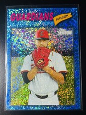 Slade Cecconi 2026 Topps Heritage Chrome Light Blue Sparkle Refractor Guardians