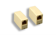 Inline cat5e UTP CAT6 CAT6A STP Coupler Straight or Crossover