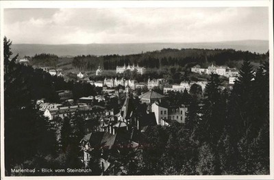 Marienbad Tschechien Boehmen Blick vom Steinbruch Böhmen