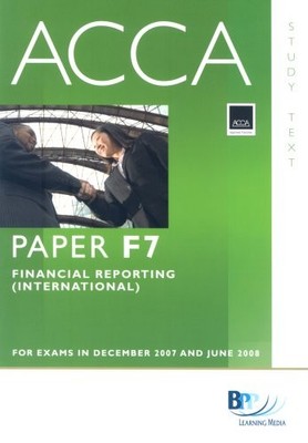 Acca (New Syllabus)   F7 Financial Reporting (International): St