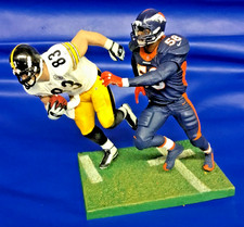 MCFARLANE NFL PITTSBURGH STEELERS HEATH MILLER DENVER BRONCOS VON MILLER HOF WOW