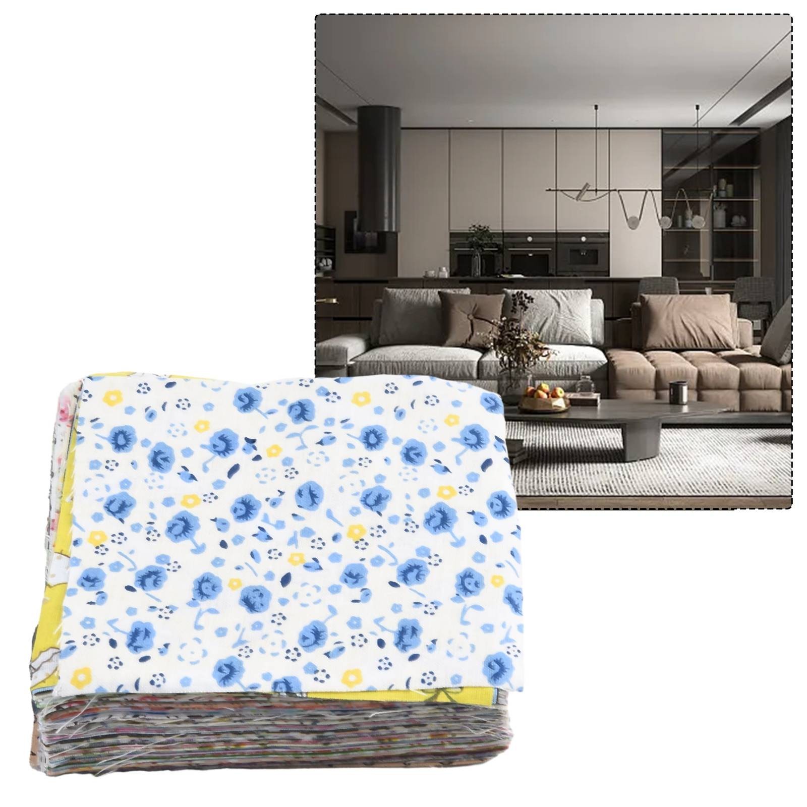 Floral Print Cotton Fabric Bulk Quilting Sewing Craft Material