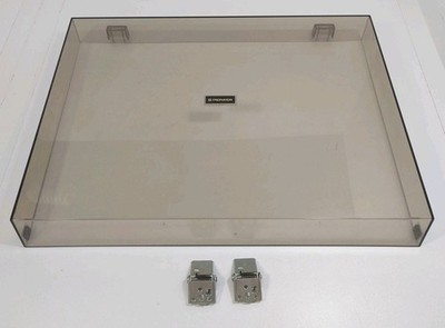 Pioneer PL-600 Turntable Dust Cover W/ Hinges Genuine OEM Part Record Player