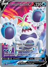 Crabominable V (Full Art) 248/264 SWSH08: Fusion Strike 2021 Ultra Rare NM