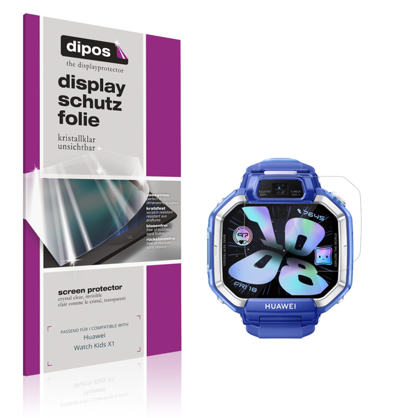 6X Schutzfolie Klar FüR Huawei Watch Kids X1 Displayschutzfolie Folie Display-image