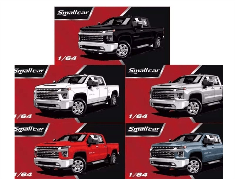 Smallcar 1:64 Silverado Pickup Truck Diecast Model Car | eBay
