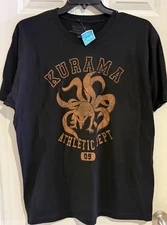 Naruto Shippuden Kurama Athletic Department 09 Distressed  Size XL NWT