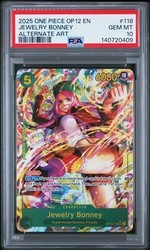 Jewelry Bonney OP12-118 Legacy of the Master Alternate Art Secret Rare Foil