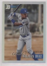 2021 Bowman Heritage Prospects Chrome Refractor 64/199 Wilman Diaz #165 vc5