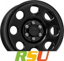 Dotz Outland black 8x18" ET45 LK6 130 ML 84 Stahlfelgen 18 Zoll