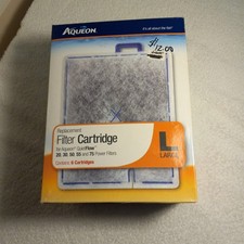 AQUEON FILTER CARTRIDGE LARGE. QUIET FLOW 20,30,50,55,75 POWER FILTERS. 4 Filter