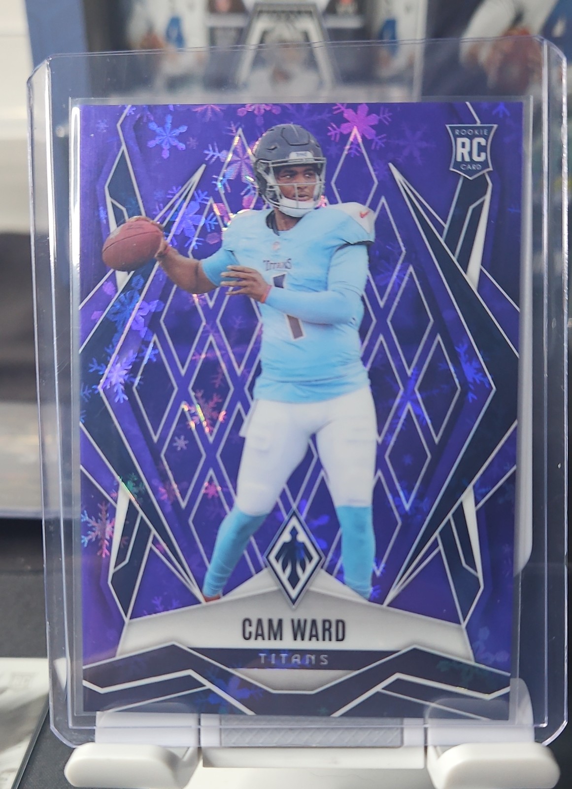 2025 Panini Phoenix - Rookies Cam Ward #194 Purple Winter Variation /249 (RC)