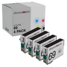 4pk T069 T069120 Black Reman Ink Cartridge for Epson Stylus nx400 nx510 cx8400