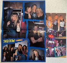 SKID ROW SEBASTIAN BACH DANGER DANGER Ted Poley 1992 PIN UP CLIPPING JAPAN IR 8A