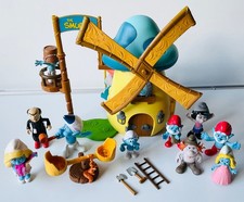 Smurfs Windmill House with Figures. JAKKS Pacific 2009.