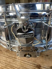 Vintage  Rogers Dynasonic 10 Lugs Snare 5x14 COB 7 lines serial number 6355