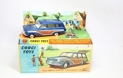 Corgi 440 Ford Consul Cortina Super Estate Car In Original Box - Near Mint Lot 2