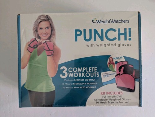 Weight Watchers DVD Punch With Weighted Gloves 3 Complete Workouts New Sealed - Picture 1 of 3