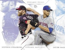 2019 Topps On-Demand Dynamic Duals Stephen Strasgurg/Jacpb DeGromPR850 #5