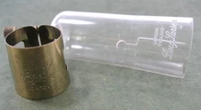 Berg Larsen Brass Ligature & Clear Cap 4 Hard Rubber Tenor Saxophone Mouthpiece
