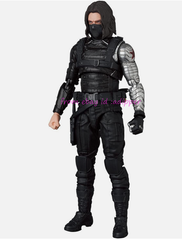 Perfect Medicom Mafex No.203 Winter Soldier Action Figure In Stock