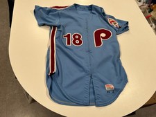 original 1984 KIKO GARCIA PHILADELPHIA PHILLIES game worn BASEBALL JERSEY