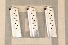 3x Lot of Stainless Steel 9 Round Single Stack 9mm Luger 1911 Magazines — photo 4