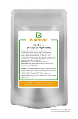 1 kg | MSM Methylsulfonylmethan Pulver | höchste Reinheit 