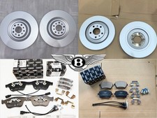 OEM Bentley Continental Gt GTc Flying Spur front  rear brake pads rotors  #5800