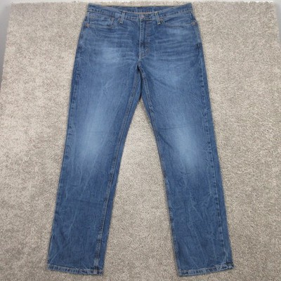Levis Jeans Mens 36x34 Blue 541 Athletic Taper Faded Stretch Flex Denim Pants