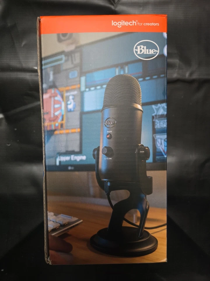 Logitech A00132 Blue Yeti Podcast Steaming USB Condenser Microphone - Image 4 of 4
