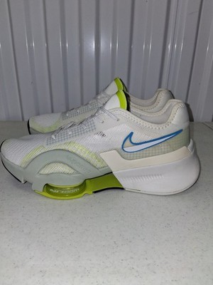 Nike Air Zoom SuperRep 2 White Volt Green Mens Size 10 Training Shoes DA9492-101