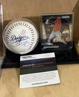 Shohei Ohtani Signed Baseball COA TrustD LA Dodgers Trading Card And Display