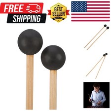 Glockenspiel Sticks, Rubber Xylophone Mallet Percussion with Wood Handle, 15 ...