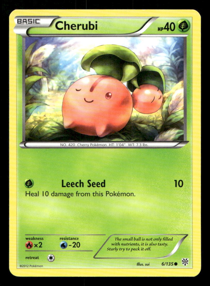 Cherubi 6/135 Plasma Storm LP Pokemon