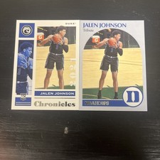 Lot Of 2 2021 Panini Chronicles Jalen Johnson RC