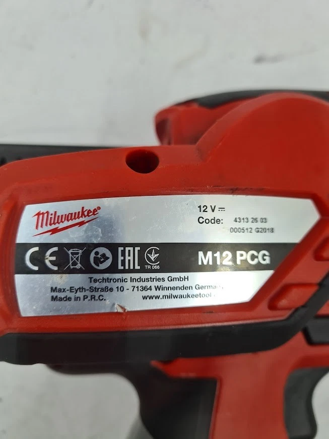 Milwaukee M12 PCG Caulking Gun Power Tool - For Parts/Repair Not Working - Image 2 of 4