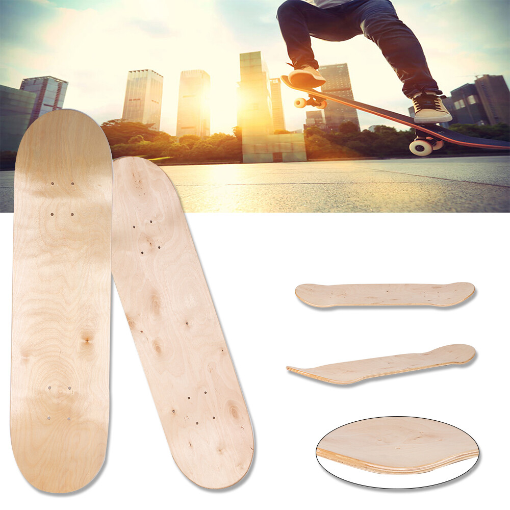 Skateboard Complet 31 X 8 Pouces - Débutant - 8 Couches érable Concave - Rose
