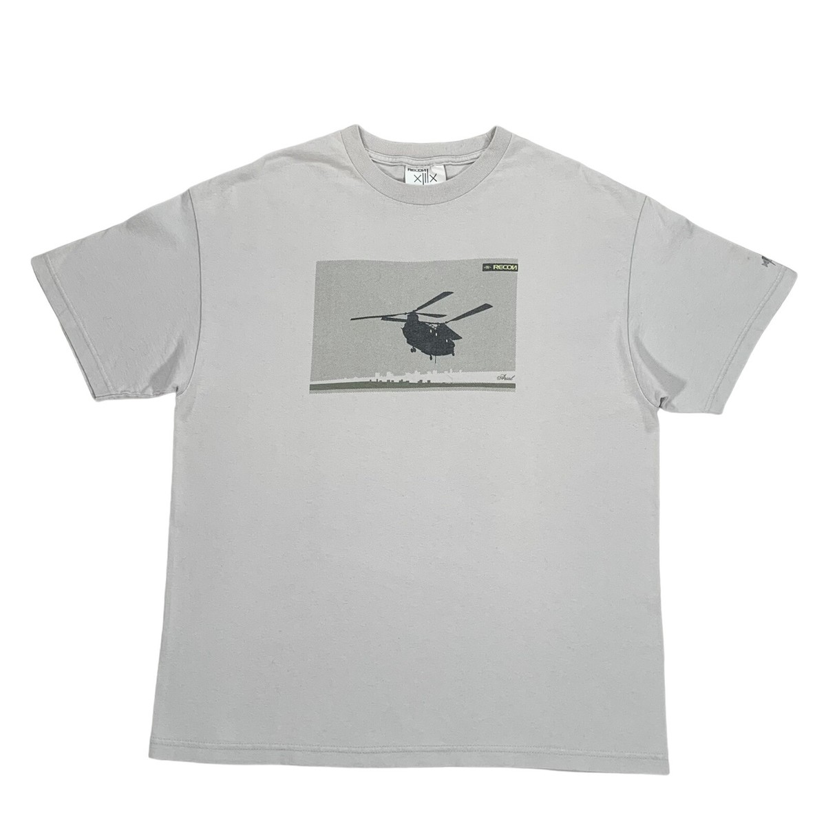 VTG Recon Nort Futura Stash Helicopter Gray & Neon Short Sleeve T 