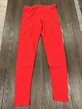 Men's Jock Cotton Red Spandex Tights Compression Pants Small