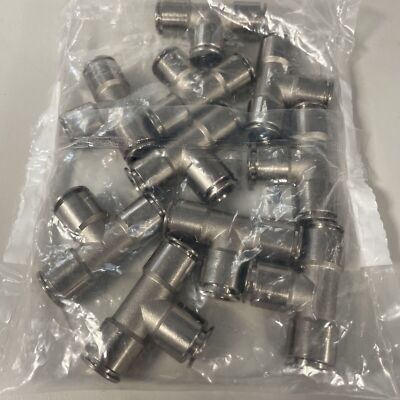 10 Stück FESTO NPQH-T-Q10-E-P10.    578383. T-Steckverbinder